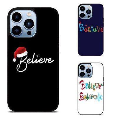 Believe Christmas Anti scratch Cover For iPhone 5 6 7 8 X 11 12 13 14 15 16