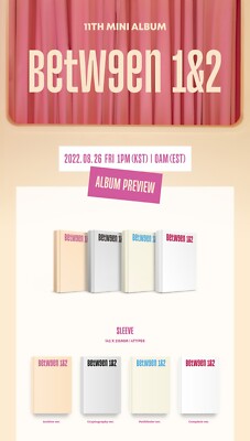 TWICE - BETWEEN 1&2 (11th Mini Album) CD+Photobook+Photocard+