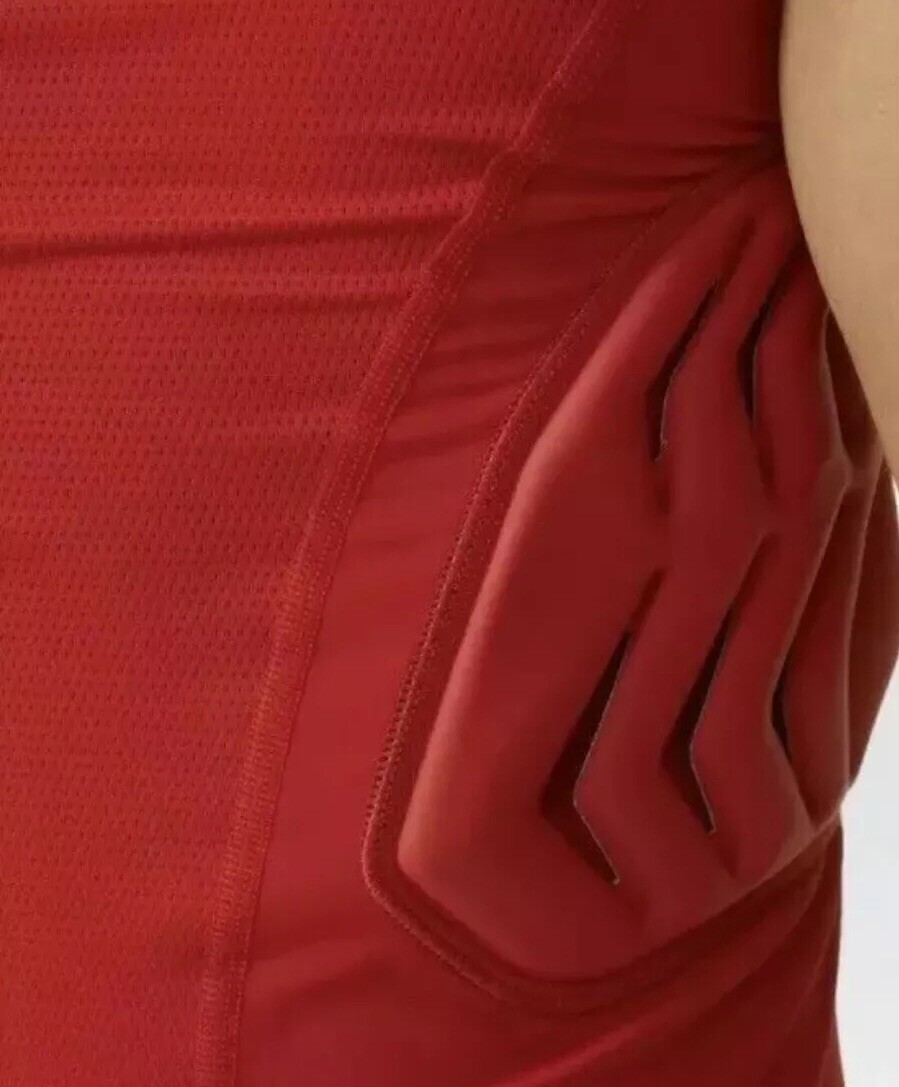 55 Adidas Techfit Basketball Padded Compression Tank Men’s Size XL Red