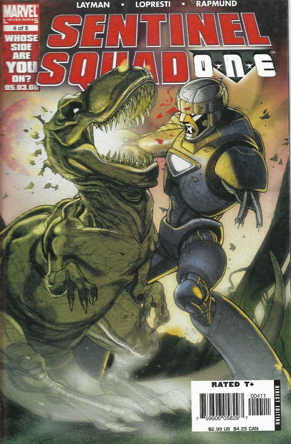 SENTINEL SQUAD ONE (2006) #4 - Back Issue (S)