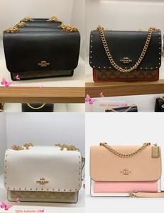 klare crossbody in signature canvas with rivets