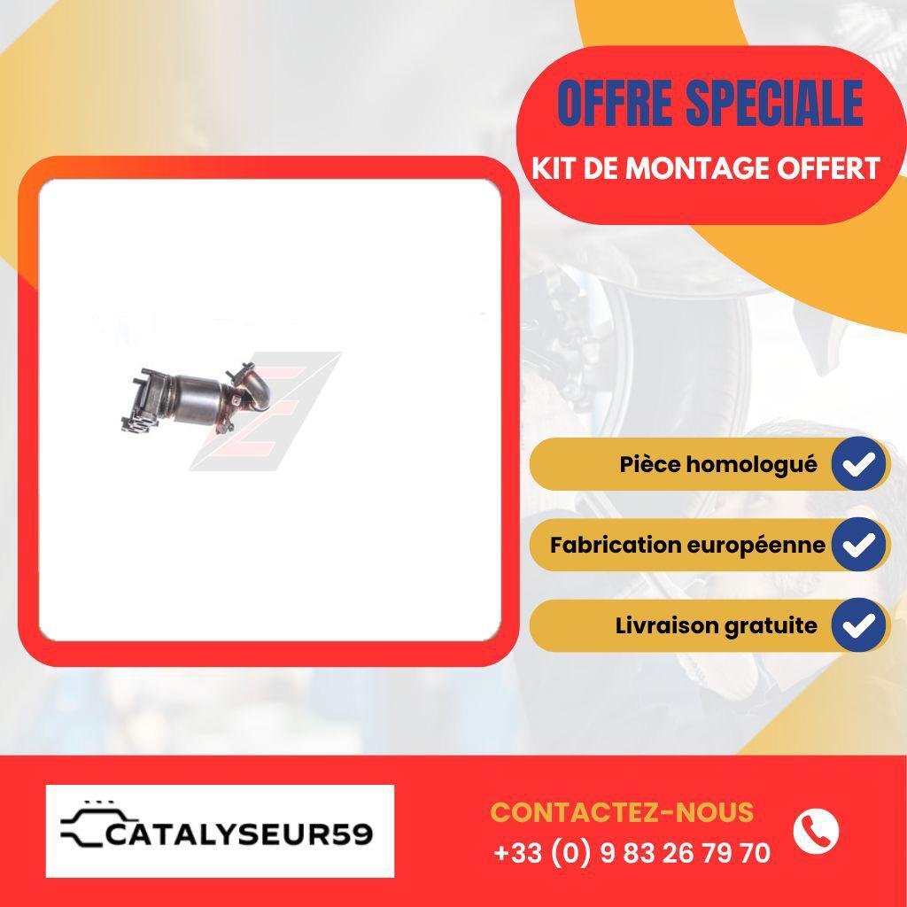 Catalyseur échappement pour Ford Fusion 1.4i 16V essence 2010 FXJC 80cv