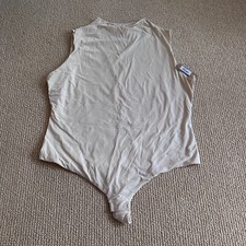 Skims Sand Mock Neck Fits Everybody Sleeveless Bodysuit, Size 3X NWT