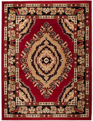 Teppich Orient Rot Kurzflor 80x150 120x170 160x230 200x300 300x400 XXL