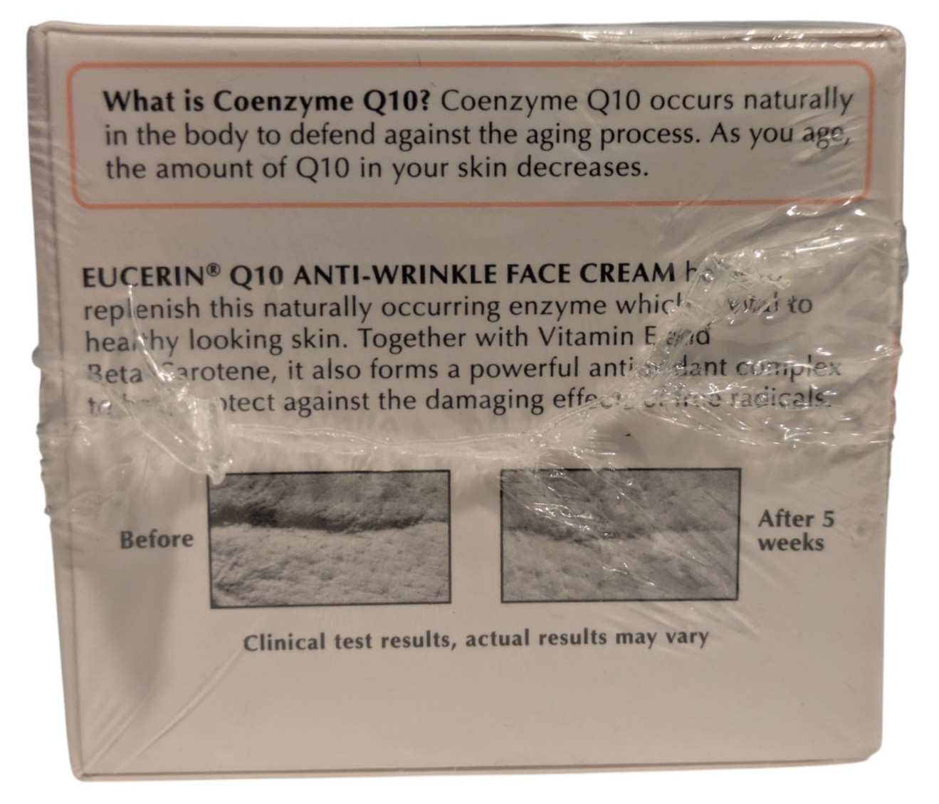 Eucerin Q10 Anti Wrinkle Face Cream Moisturizer Bundle Day & Night Formula NEW