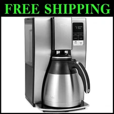 Automated 10-Cup Coffee Brewer with Brew Strength Selection & Freshness Timer