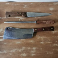 Lot Couteau Et Fusil De Boucher Sabatier, EG.. / Réf A817