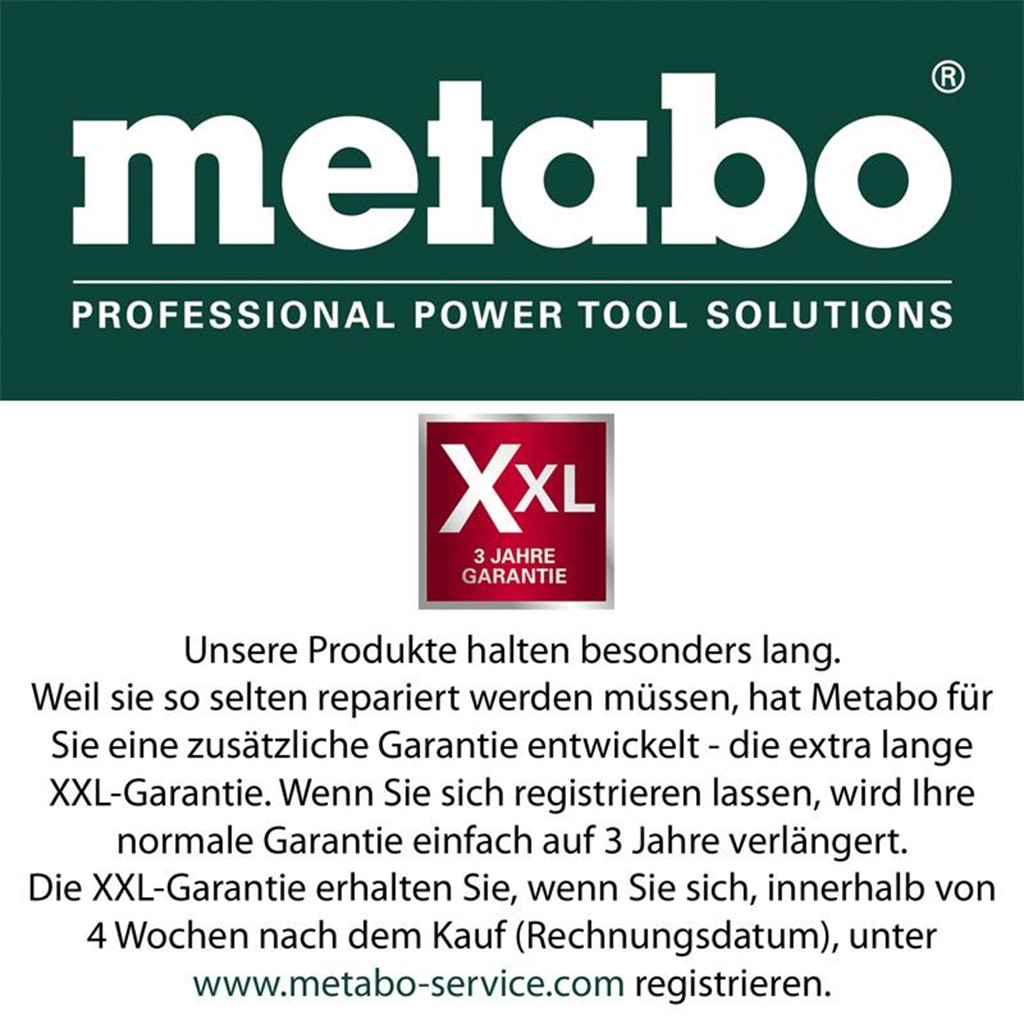 Metabo Cordless Random Orbital Sander SXA 18 LTX 150 BL 18V 150mm Solo metaBOX
