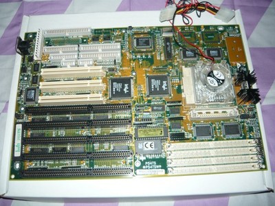 Vintage IWill P54TS Socket 7 SCSI Motherboard Pentium 100 Used Tested