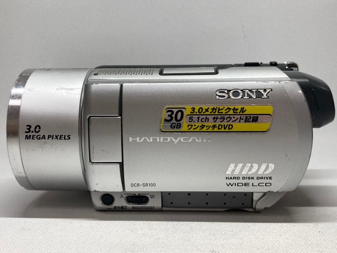 SONY Handycam DCR-SR100 Silver Camcorder Video Camera 10x Zoom