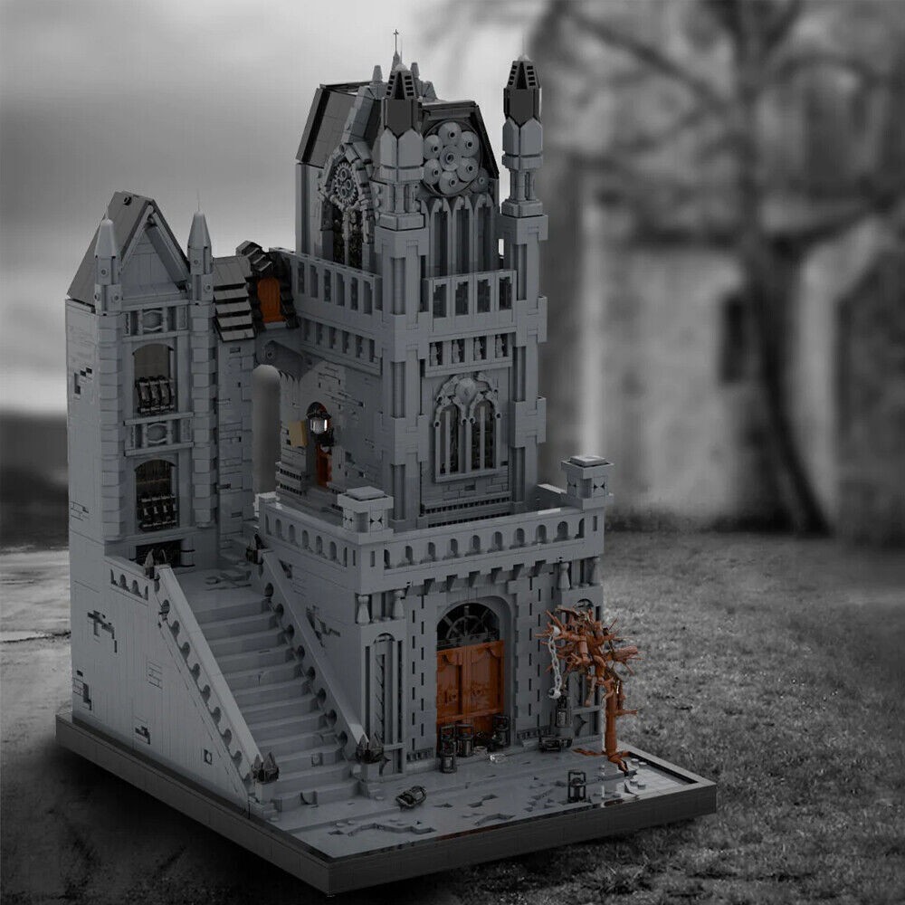 Modular Street Gothic Architecture with Interior from Video Game