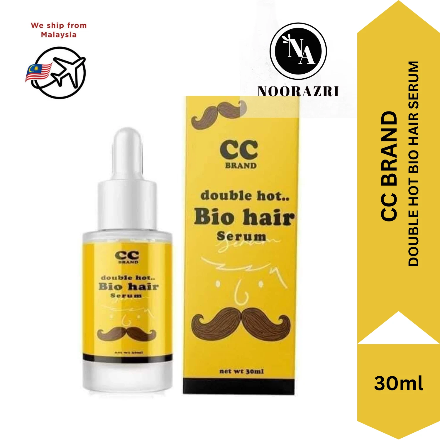 CC Bio Hair Serum (Exp 08/2027) 100% Original product Hair Growth For Men 30ml