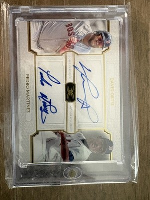 2024 Topps - Dual Autographs David Ortiz, Pedro Martinez #DAC-OM /35 (AU) Num 1