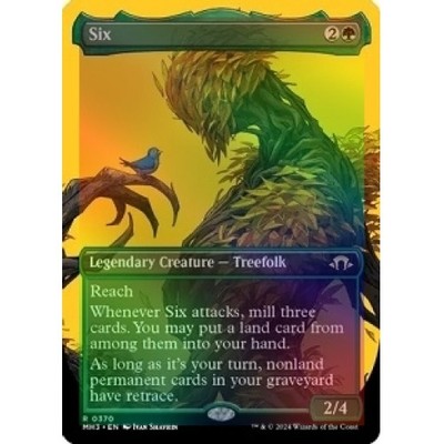 FOIL SIX (BORDERLESS) Modern Horizons 3 Magic MTG MINT CARD | eBay