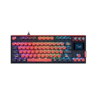 MOLGRIA SKYLOONG GK87 JIUWEI Pudding Keycaps RGB Backlit Gaming Keyboard, Hot...