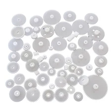 58 Sizes Plastic Gears Toy Motor Crown Gear Set for DIY RC Car Robot Part F