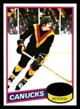 1980-81 Topps #177 Lars Lindgren Near Mint RC Rookie Canucks ID:480279