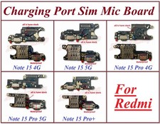 OEM Type-C Charging Port Jack Sim Mic Board For Redmi Note 15 15 Pro 4G 5G Pro 