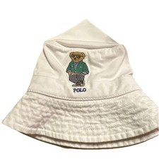Polo Ralph Lauren Bucket hat L / XL White Bear Large / X-Large White 61CM
