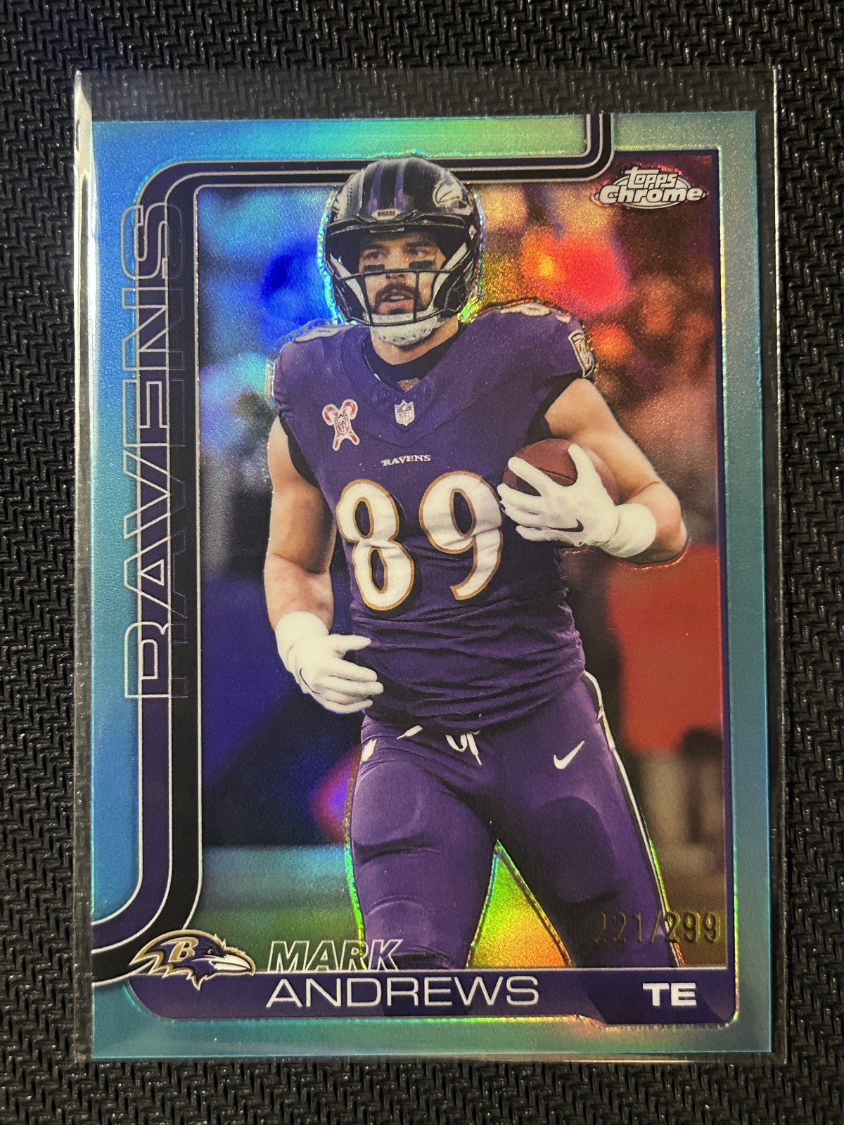 Mark Andrews #23 Football Cards 2025 Topps Chrome trading card — raw and PSA graded price guide