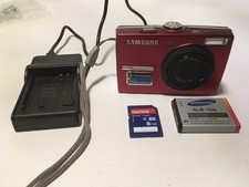Samsung L200 Digital Camera 10.2MP 3x Zoom Built-in Flash Red USB Working