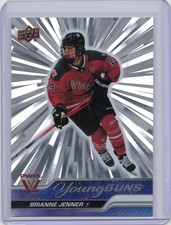 Brianne Jenner 2024-25 Upper Deck PWHL - Silver Outburst Young Guns #55 - RC YG