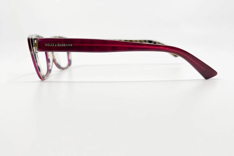 Monturas de gafas Dolce & Gabbana DG3208 2882 marrón burdeos púrpura 52-17-140 Foto 3 de 4