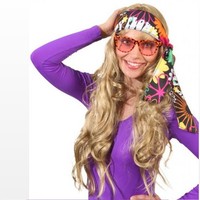 60Er Jahre Hippie Haarband Blumenwiese FüR KostüMe Karneval Und Mottopartys