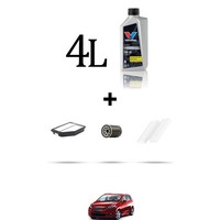 Hoffcar Wartungsset 3 Filter Und 4L ÖL FüR Honda FR-V 1.8 103KW Ab 2007