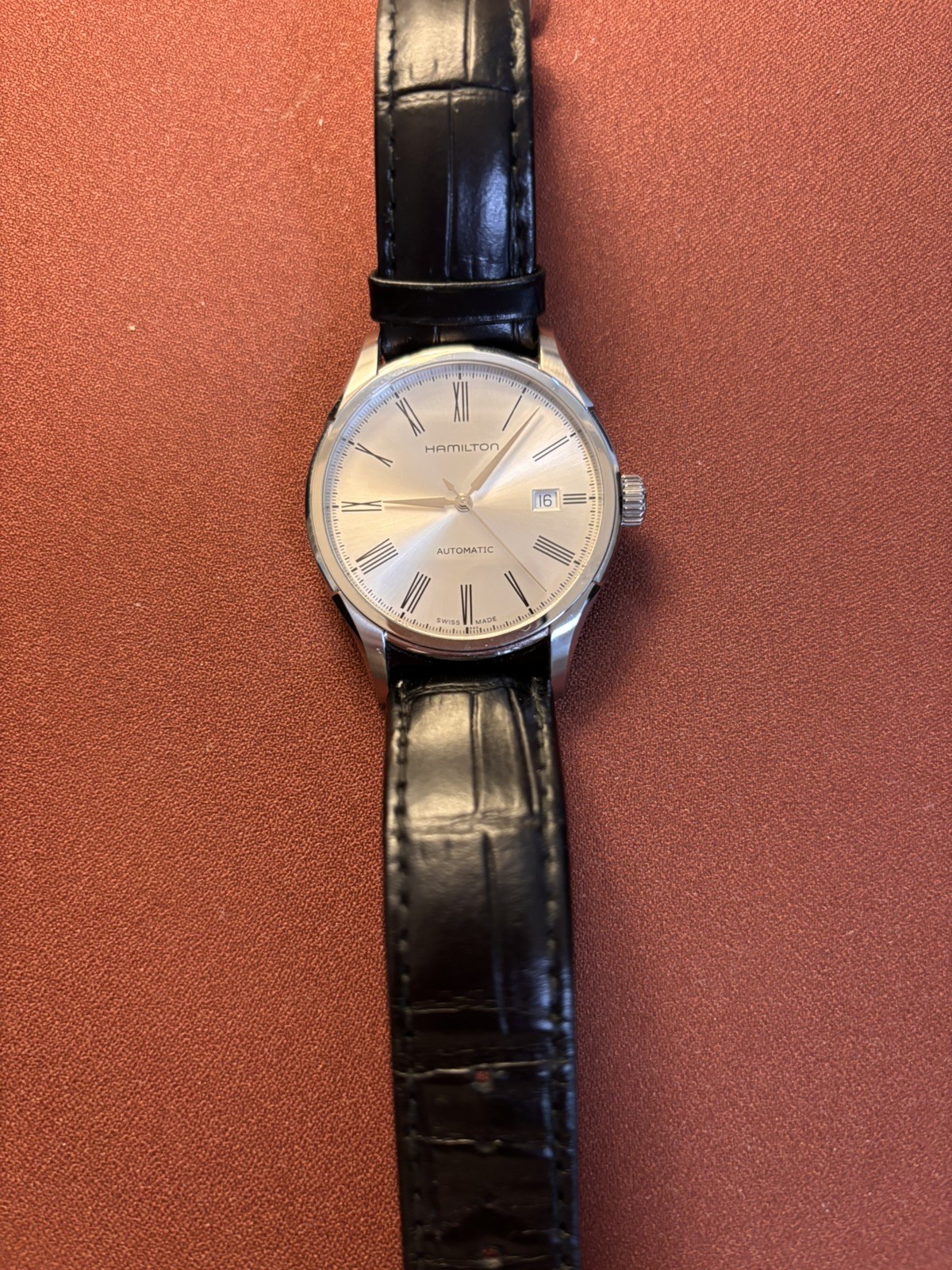 Hamilton Valiant Automatic Date 40MM Stainless St… - image 4