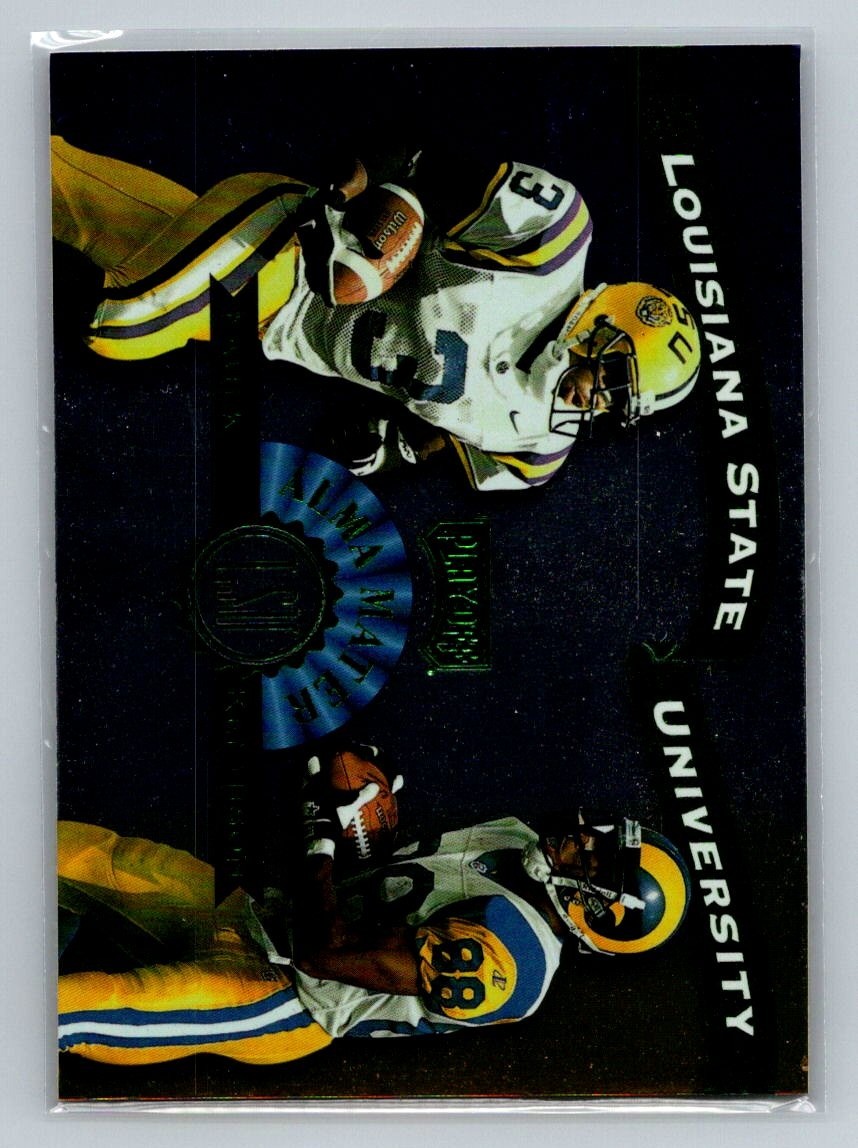 1999 Playoff Prestige SSD #AM22 Kevin Faulk / Eddie Kennison Alma Maters