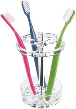 Toothbrush Holder for Normal to Large Toothbrushes, Spin Brushes, and