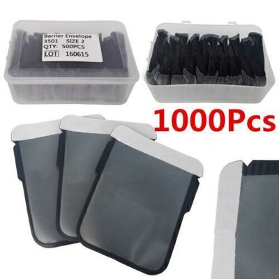 1000x Dental Digital X-Ray ScanX Barriere Umschläge Für Phosphorplatten Schwarz