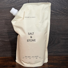 Salt Stone Bergamot Hinoki Body Wash Refill 32oz/946mL. New