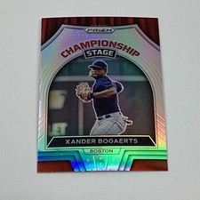 Xander Bogaerts Boston Red Sox 2022 Prizm Panini Championship Stage