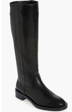 Stuart Weitzman Sadie II Black Knee-High Leat...