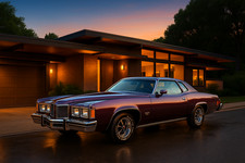 1976 Pontiac Grand Prix Dusk Poster 24 X 36 Inch Sweet