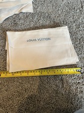 Authentic Louis Vuitton Dust Cover Bag Beige 11X7" Envelope Type
