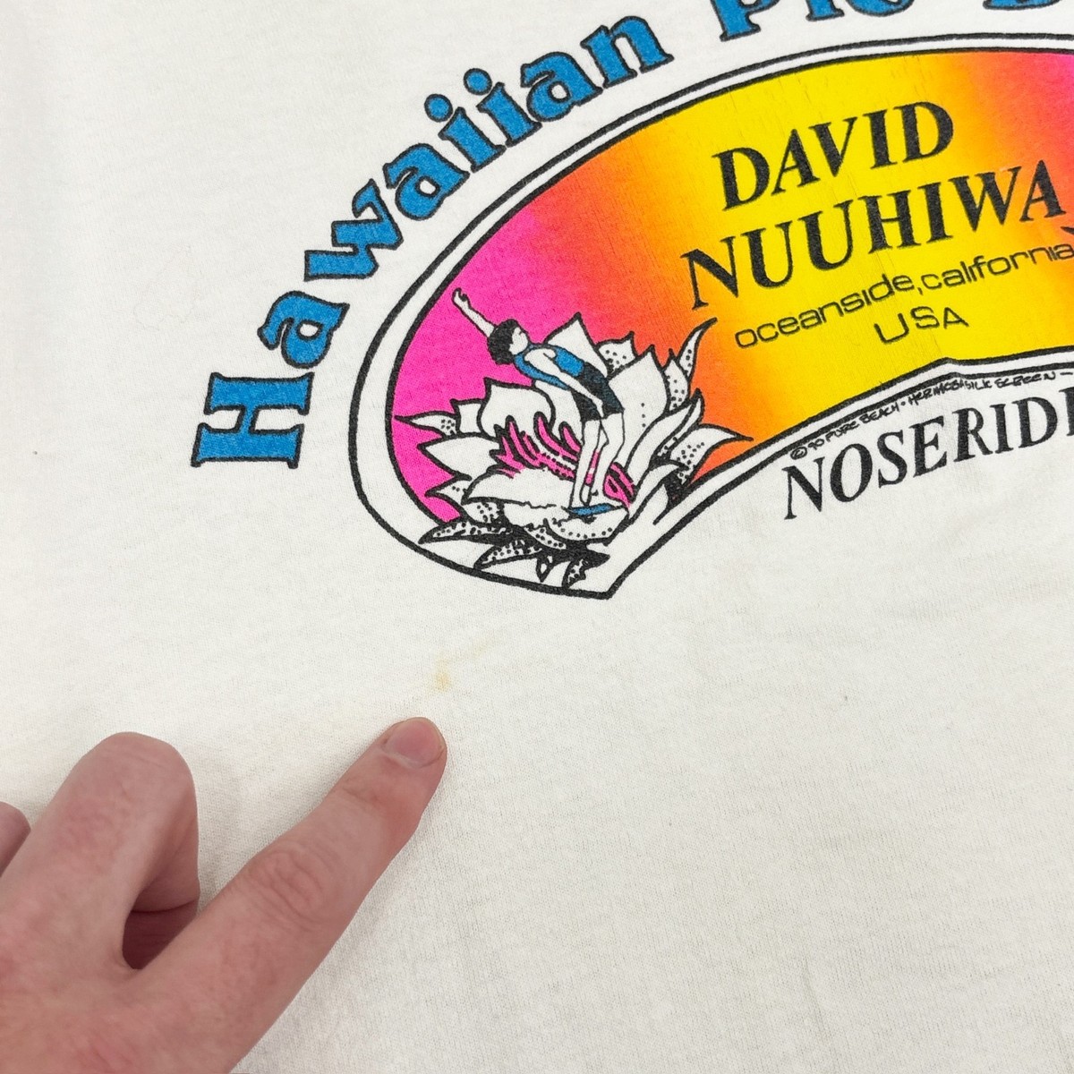希少美品　hawaiianProDesign　モデルT　9.6 Vintage 90s Hawaiian Pro Designs Surfboards T-Shirt Sz M RARE Surf