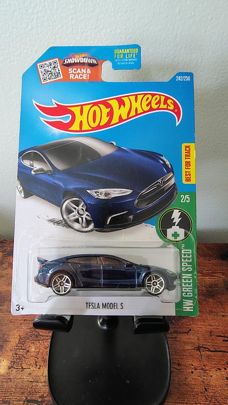 Hot Wheels 2016 Mainline HW Green Speed Tesla Model S Factory Sealed