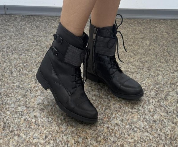 Women Andrea Sabatini Boots Black Leather 40.5