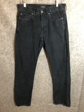 J.Crew 770 Straight Pants Mens 30x30 Navy Blue Corduroy Straight Leg Stretch