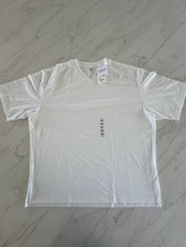 New NWT Uniqlo Airism Men's Shirt White XXL Light Airy Comfort Cool Oversize