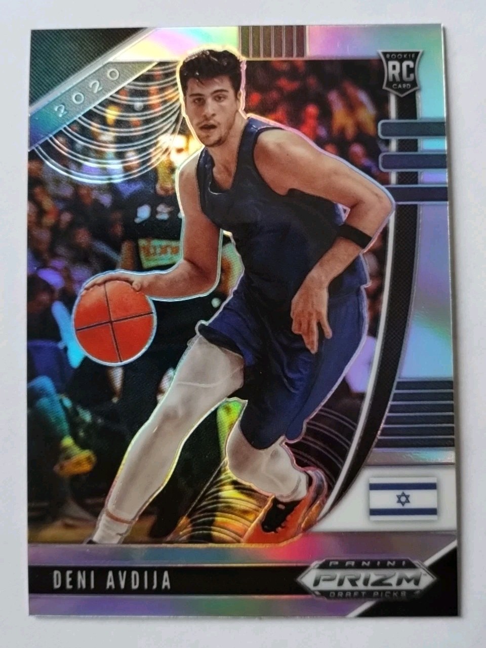 2020 Panini Prizm Draft Silver Prizm Rookie Deni Avdija #46 (RC) Trail Blazers