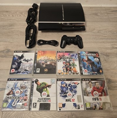 Sony PS3 CECHC03 60GB Abwärtskompatibel spielt Ps1/2&3 - EIN BESITZER voll funktionsfähig