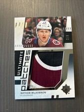 2025-26 Upper Deck Ultimate Patches Nathan MacKinnon /5 Colorado Avalanche