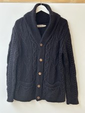 KAPITAL Fisherman  s Knit Shawl Sweater