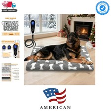 Soft Washable Heating Pad 34x21 for Large Dogs - Constant ON Safety Design