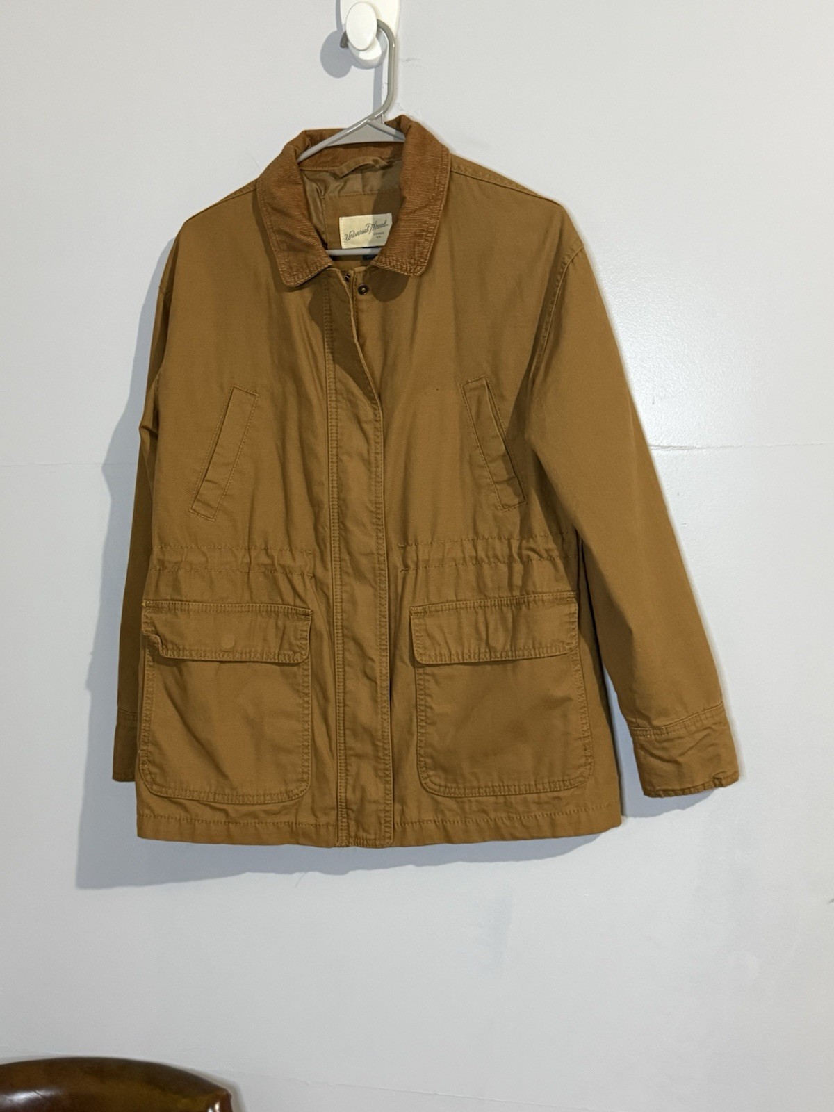 Universal Thread Canvas Jacket Womens Medium Snap… - image 1