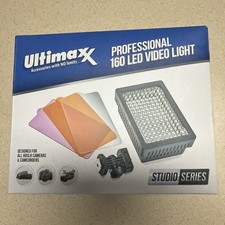 ULTIMAXX Professional Dimmable 160 LED Light Video Camera for Canon Nikon Sony